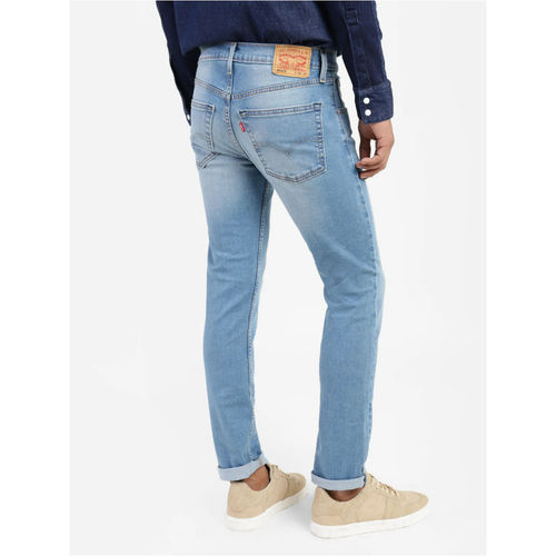 Levi's Men Blue 65504 Skinny Straight Fit Jeans