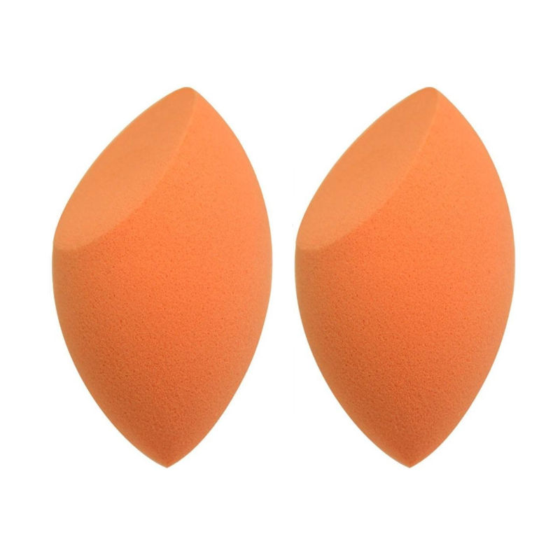 AY Cut Shape Make Up Sponge Puff (Colour May Vary) - Pack Of 2 Piece