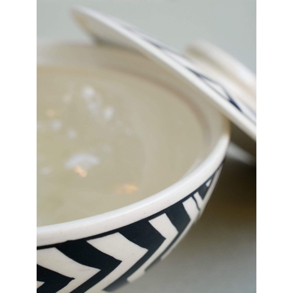 Freedom Tree Black/white Traverse Lidded Tureen Buy Freedom Tree Black