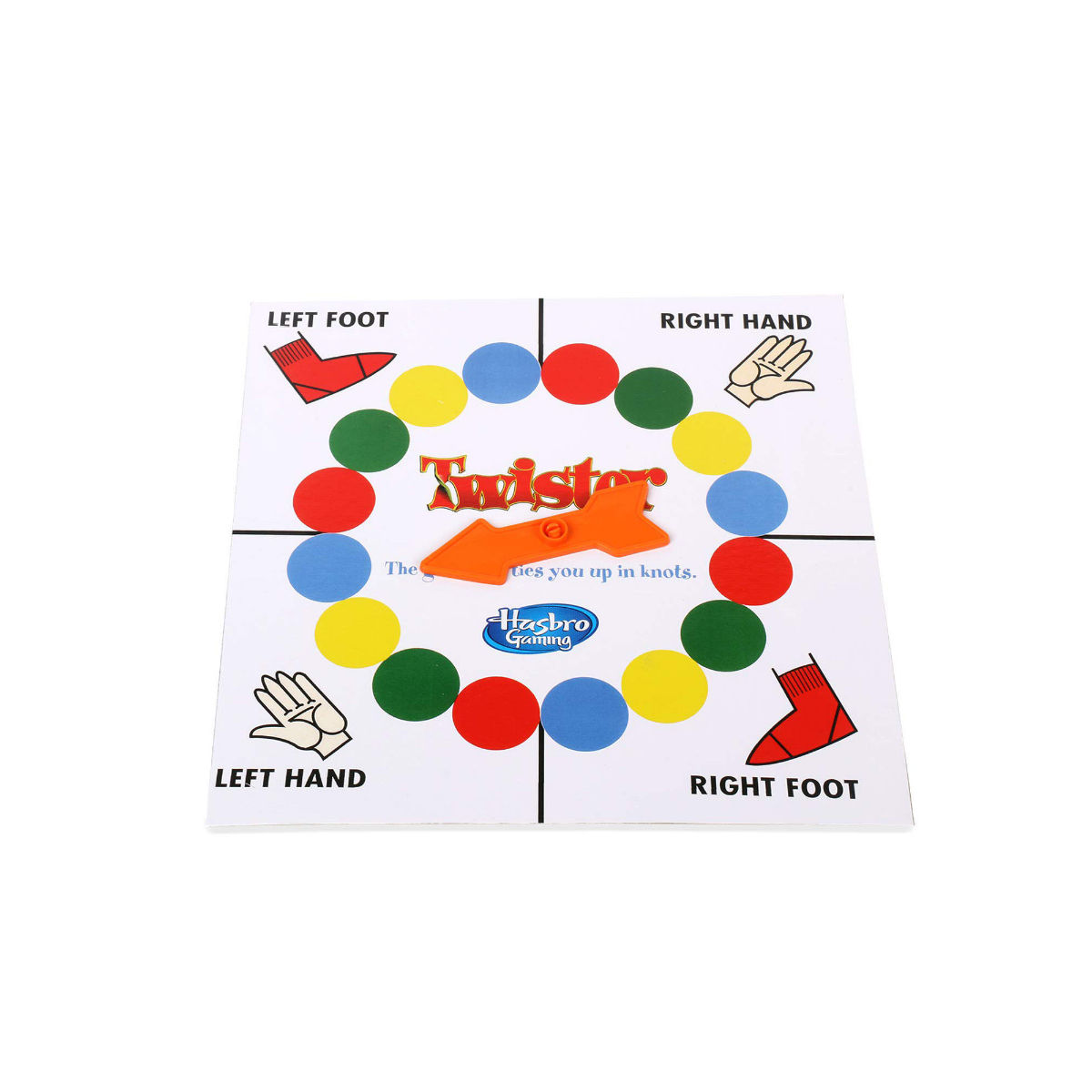 Hasbro Gaming Multicolour Twister Party Game For Family And KidsIndoor ...