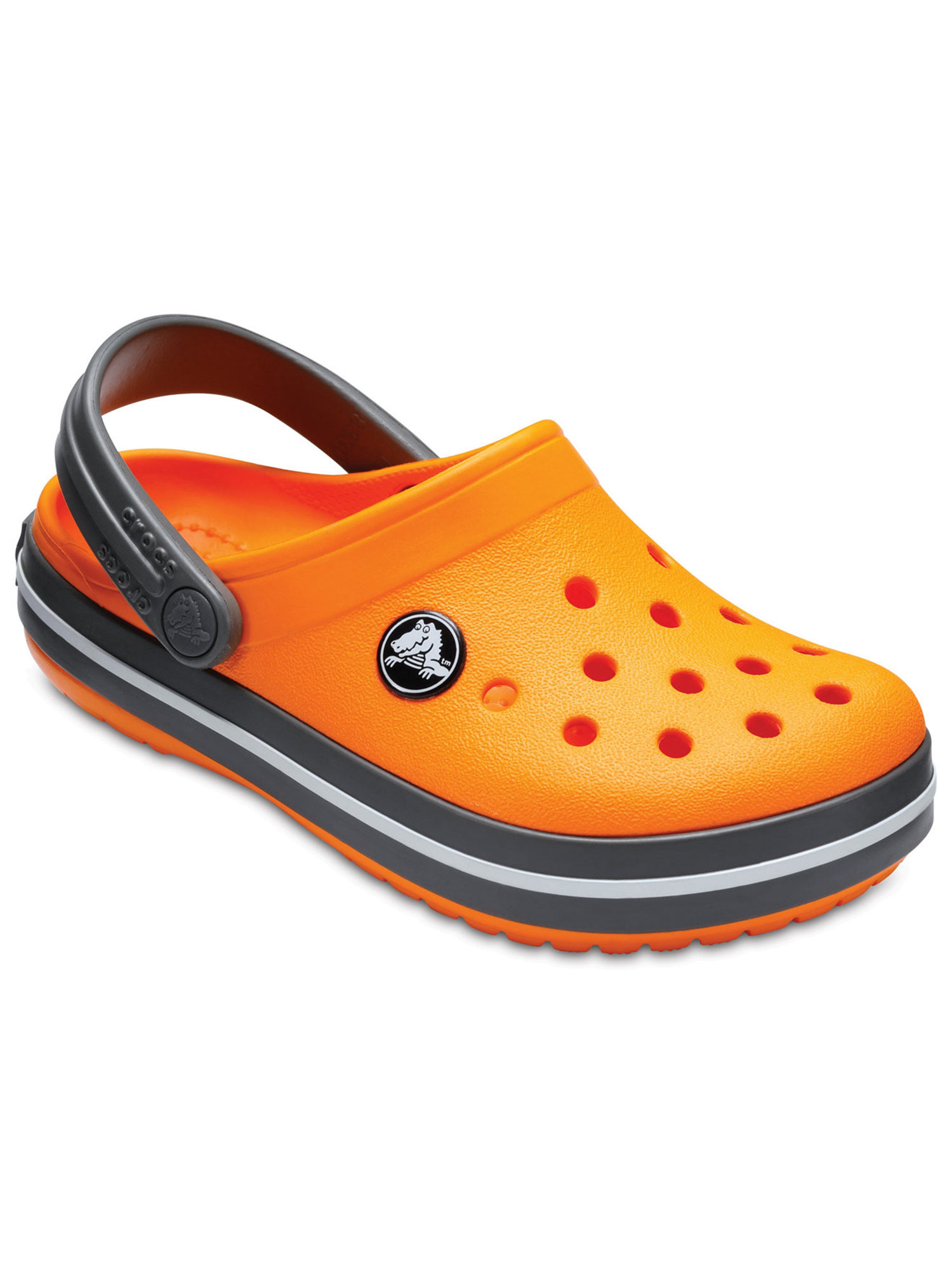 Crocs Orange Solid Clogs (J3): Buy 