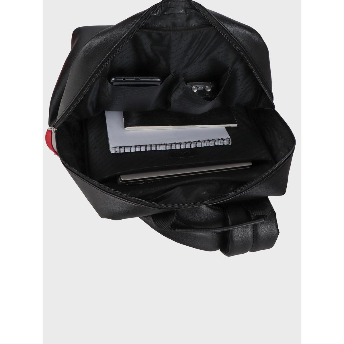 Buy Swiss Military Black Leather Cyle Laptop Backpack for Men Online