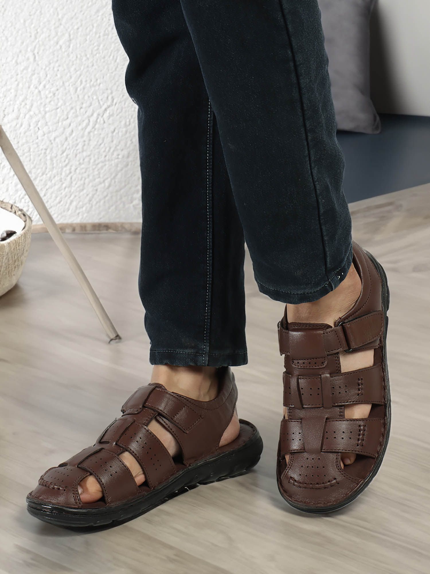 Men's open toe online fisherman sandals