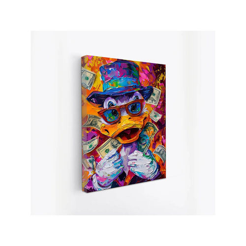 Buy Dekorstation Millionaire Rich Donald Duck Painting Vibes