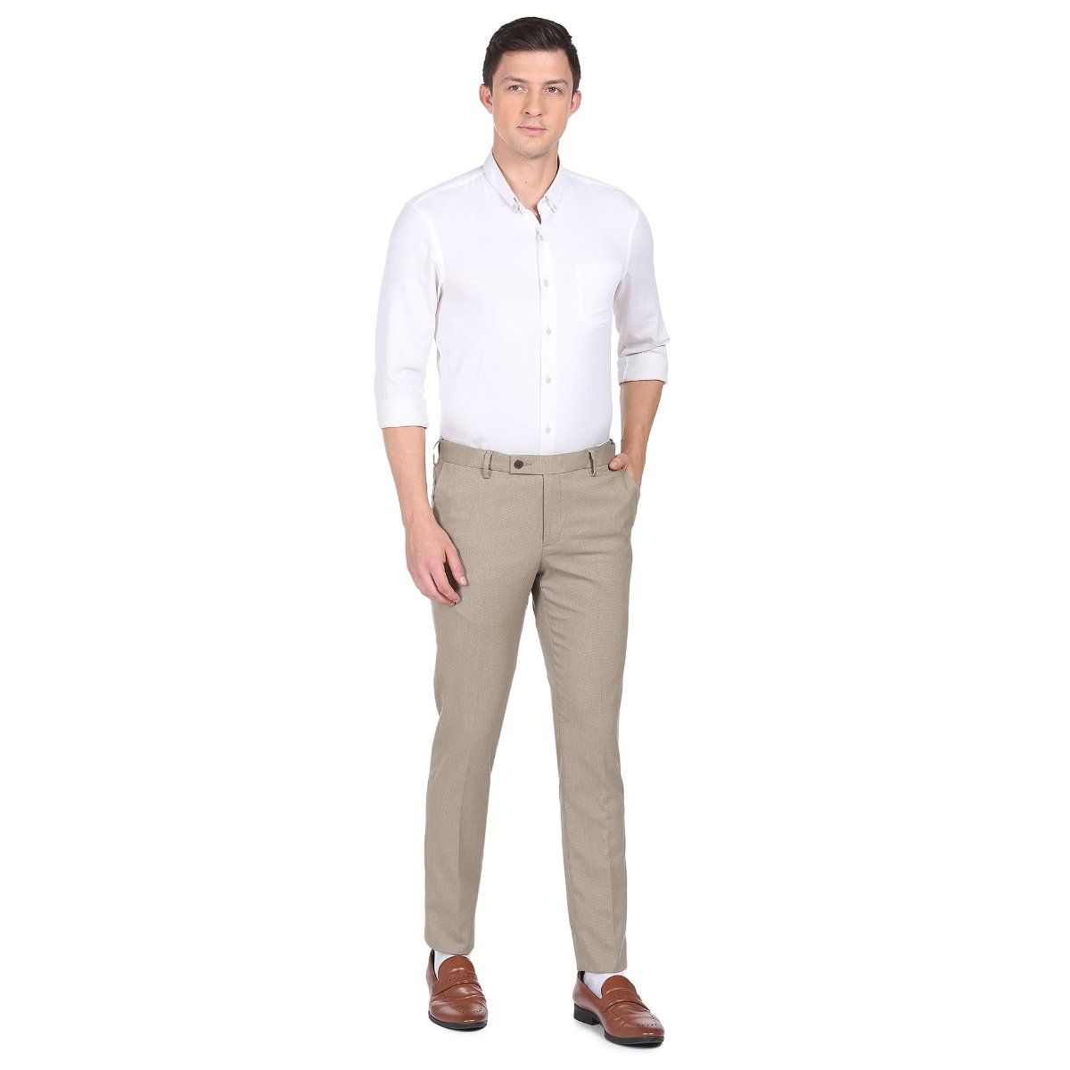 Arrow Sport Auto Flex Slim Fit Men White Trousers - Buy Arrow Sport Auto  Flex Slim Fit Men White Trousers Online at Best Prices in India |  Flipkart.com