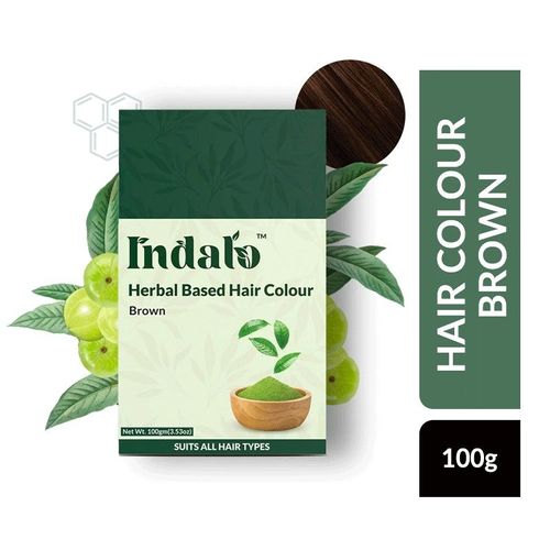 Indalo Herbal Based Amla & Baheda Hair Colour - Brown: Buy Indalo Herbal  Based Amla & Baheda Hair Colour - Brown Online at Best Price in India |  Nykaa