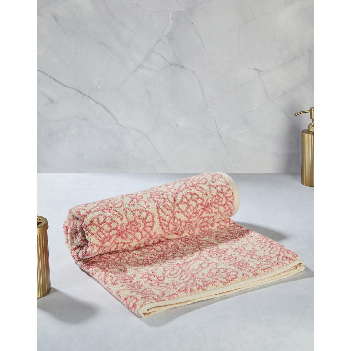 Fabindia Pink Cotton Bath Towel Buy Fabindia Pink Cotton Bath Towel
