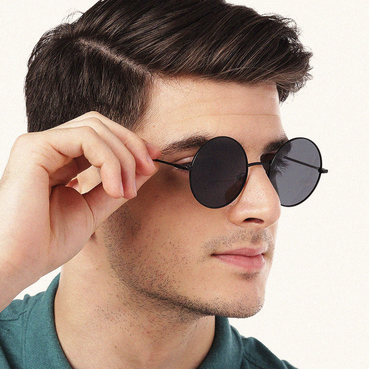 Polarised round sunglasses sale