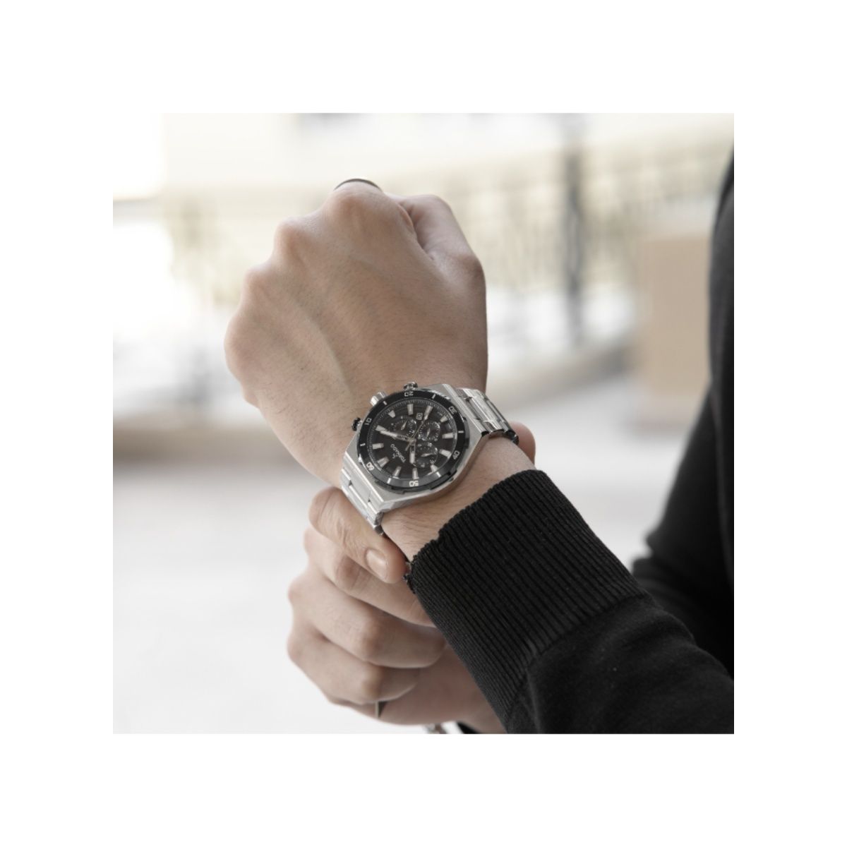 Buy Tornado Stellar X Men Multi Function Black Dial Watch - T24104