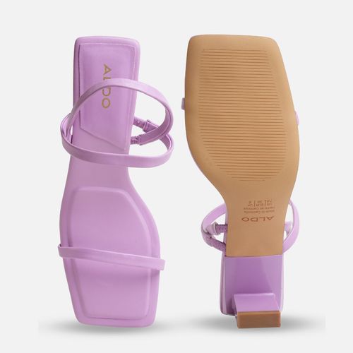 Buy Aldo Lokurr Synthetic Bright Purple Solid Dress Sandals Online