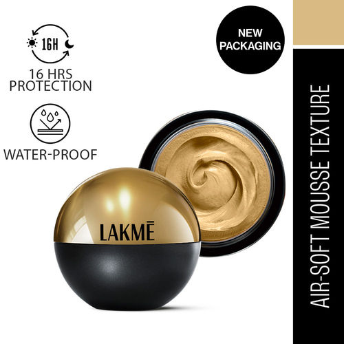 Lakme Xtraodin Airy Mattereal Mousse Foundation With SPF8, Waterproof, Lasts 16 Hr, 01 Classic Ivory