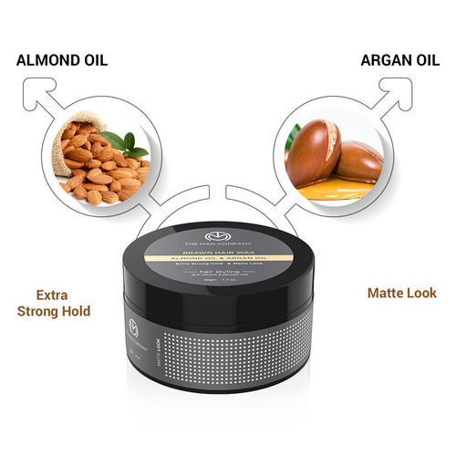 The Man Company Brawn Hair Wax - Almond & Argan Oil: Buy The Man Company  Brawn Hair Wax - Almond & Argan Oil Online at Best Price in India | Nykaa