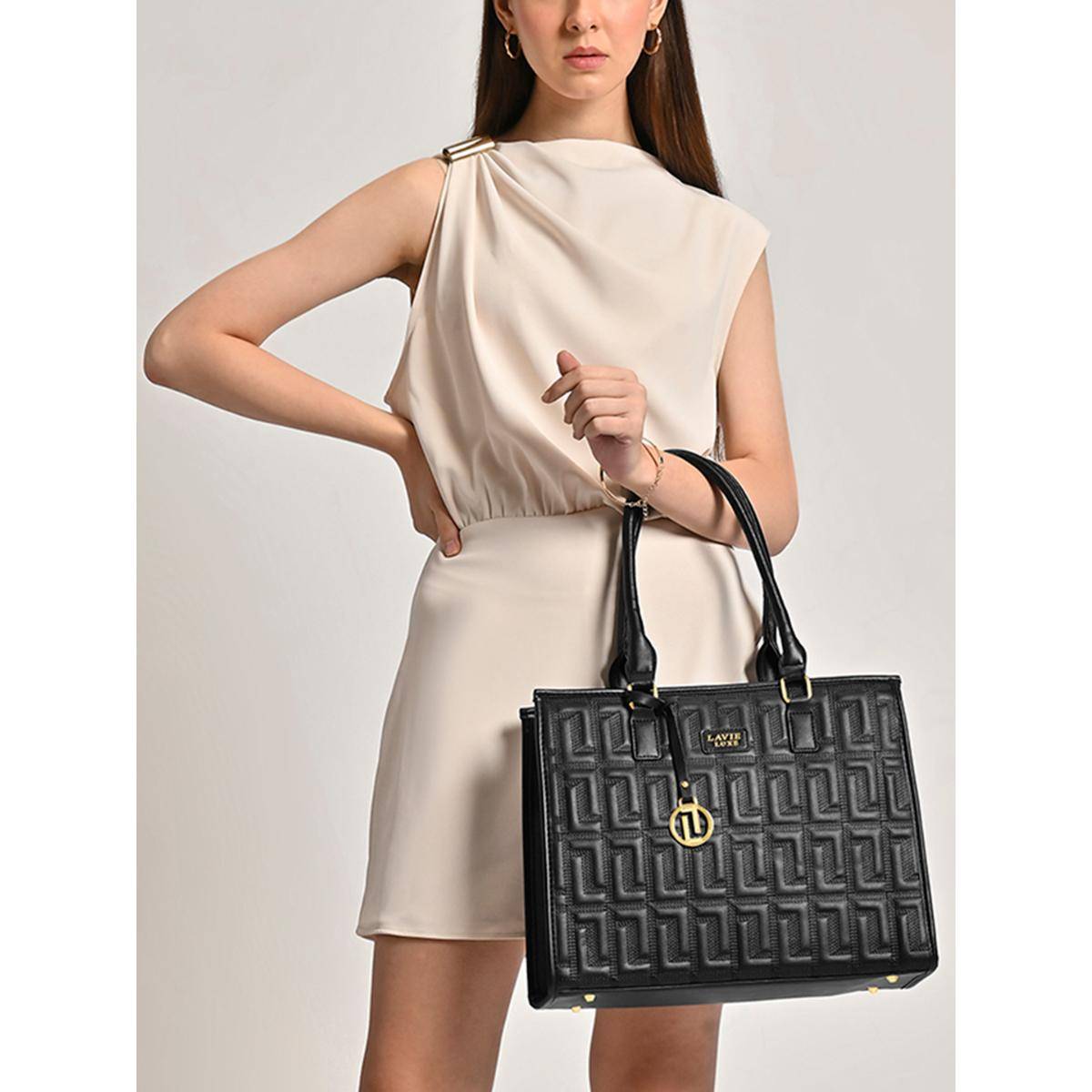 Lavie Luxe Women's Quid Large Satchel Handbag (Large)