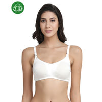 Buy Inner Sense Organic Cotton Antimicrobial Soft Laced Bras (Pack Of  2)-White Online