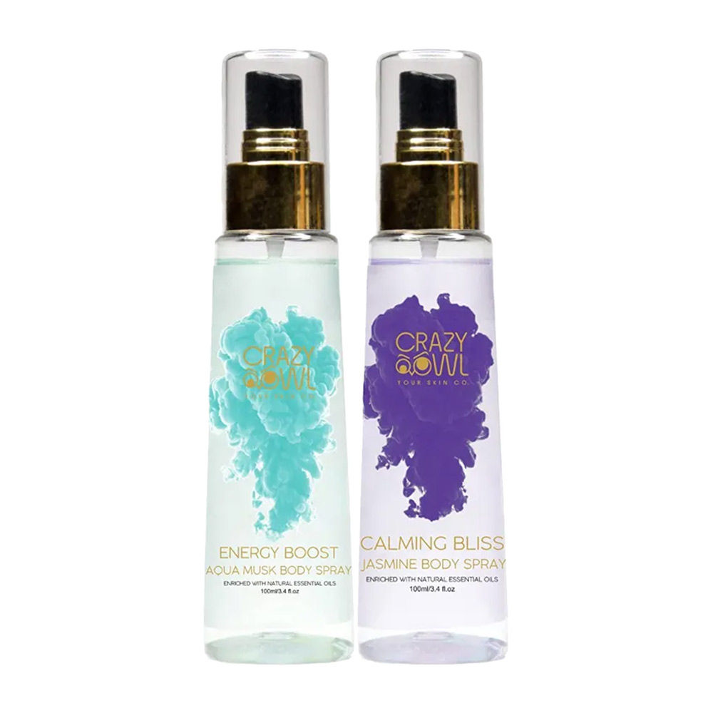 Buy Crazy Owl Aqua Musk And Jasmine Body Spray Combo Pack Online