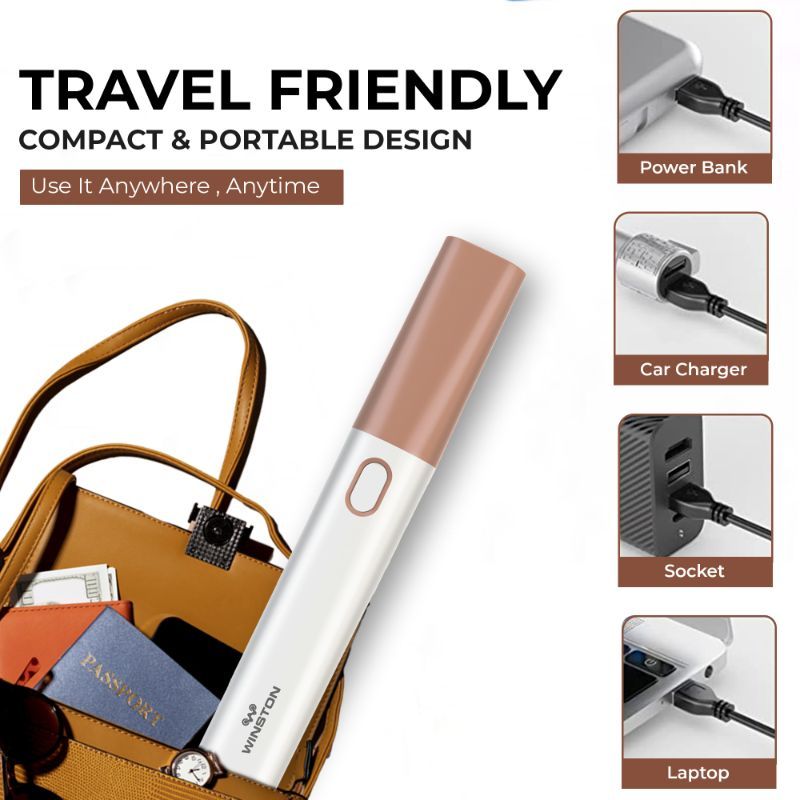 WINSTON Rechargeable Battery Operated Eyebrow Trimmer Women Face Hair