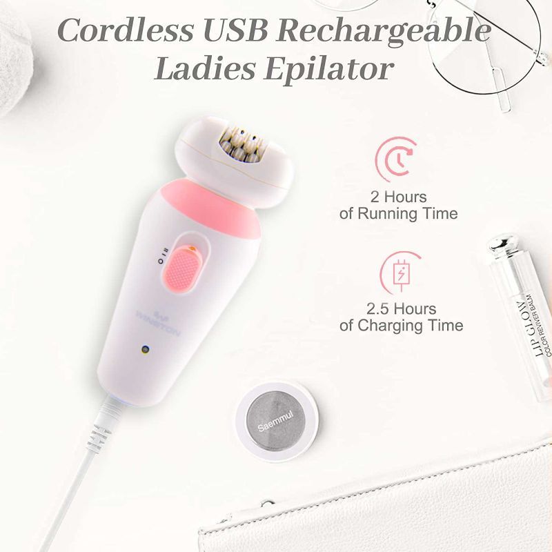 Winston 2 in 1 Body Epilator & Shaver Rechargeable Battery Operated