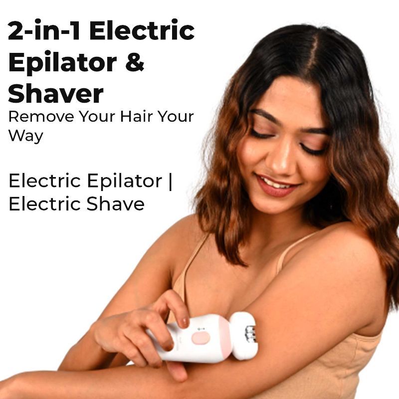 Winston Rechargeable Body Epilator & Body Shaver For Women Pink