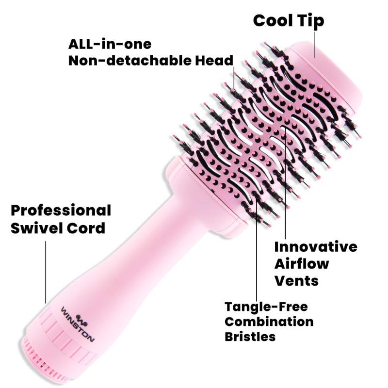 Winston Blow Dryer Ionic Hot Air Brush With Multiple Heat Settings