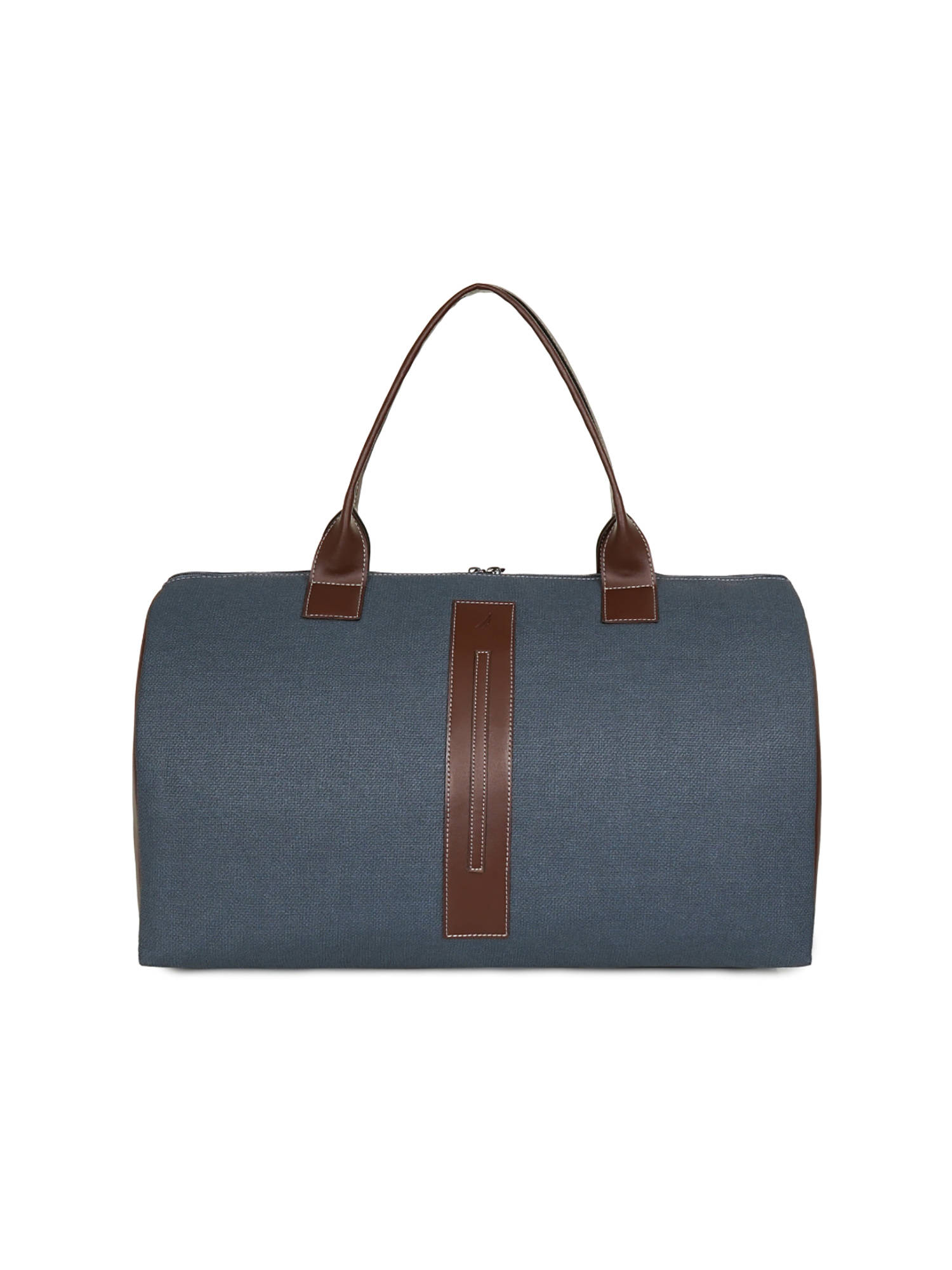 Nautica Unisex Medium Weekend Carryall Textured Travel Gear Pu Duffle Bag - Navy