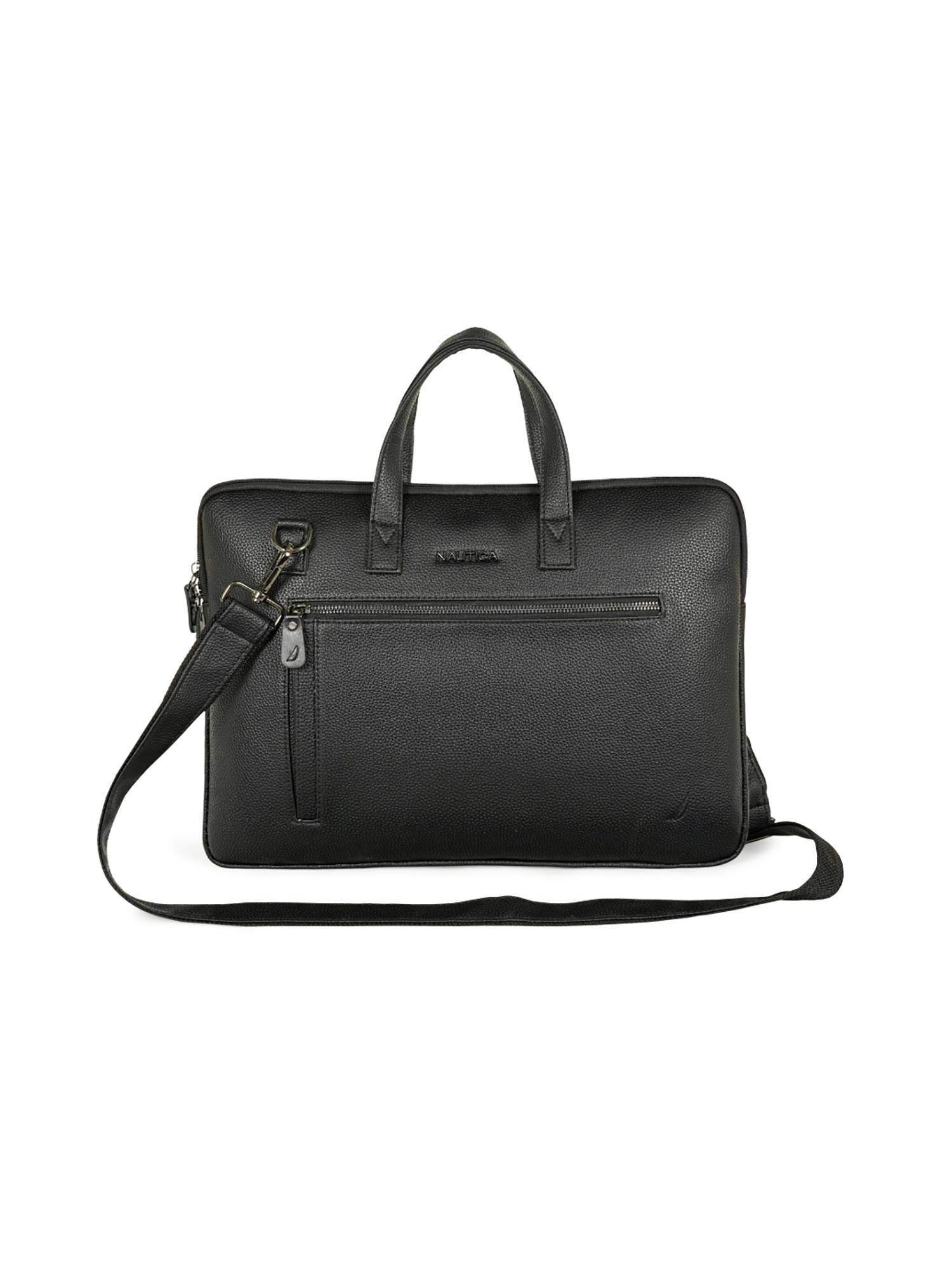Nautica Unisex 15.6-Inch Laptop Slim Office Briefcase Bag - Black