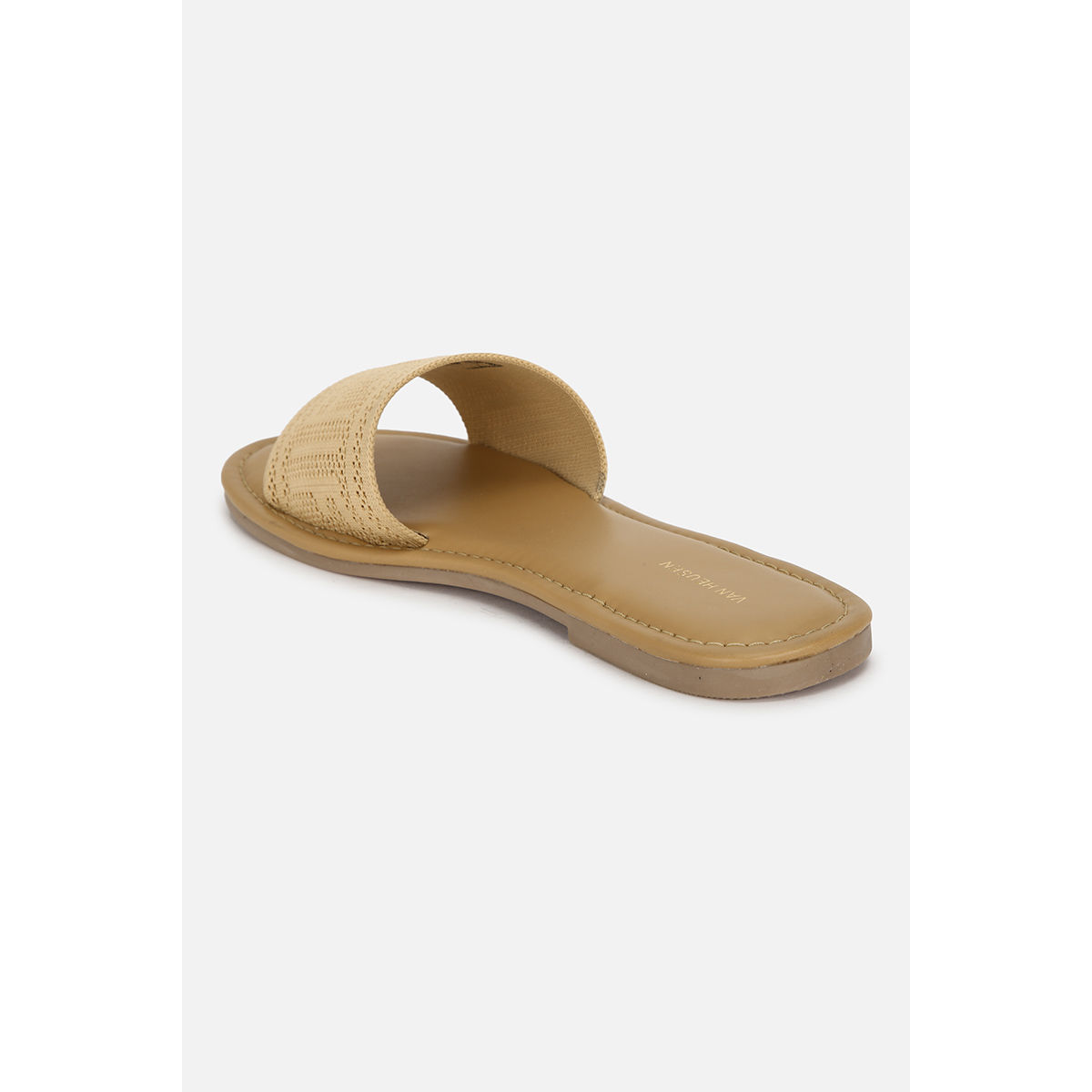 Buy Van Heusen Women Khaki Sandals Online