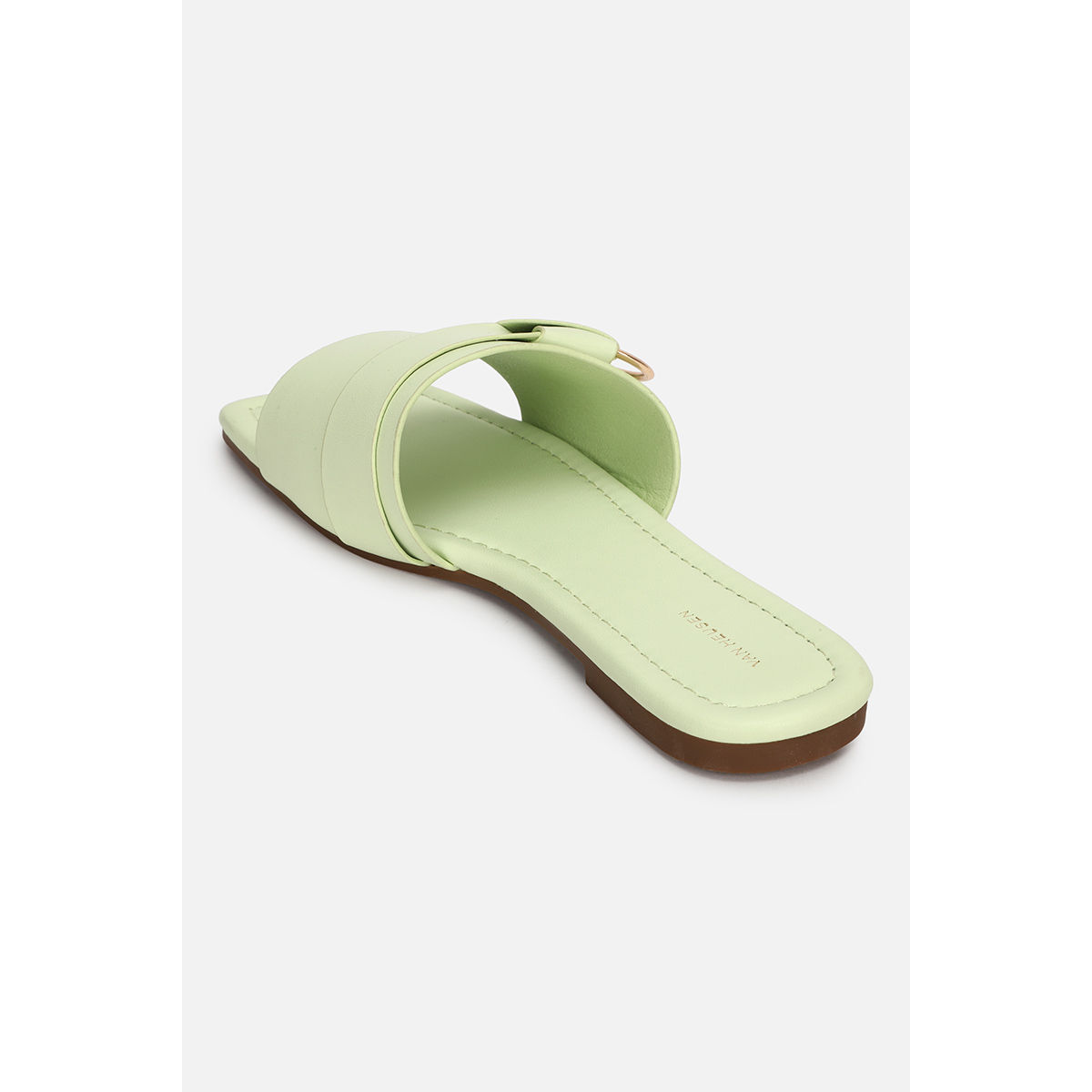 VKC 5687 Pu Smart Casual Flat Sandals (Green, 6 UK (40 EU), 7 UK (41 EU), 8  UK (42 EU), 9 UK (43 EU), 10 UK (44 EU) | Udaan - B2B Buying for Retailers