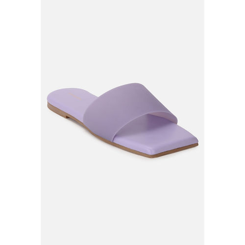 Buy Van Heusen Women Purple Sandals Online