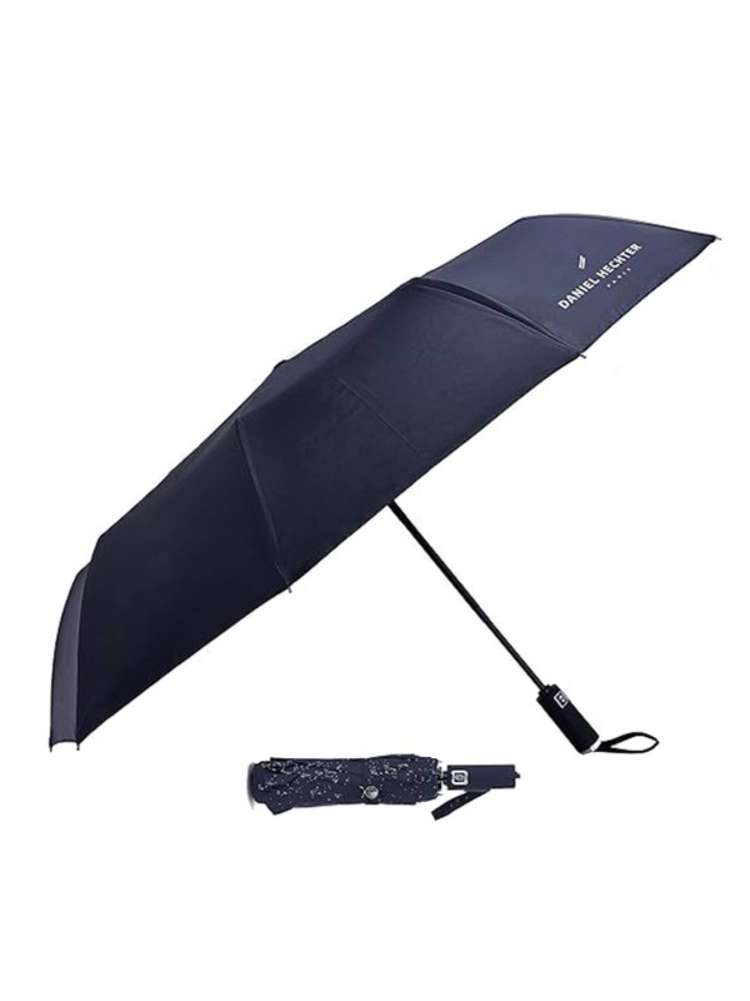 Daniel Hechter Paris Black Automatic Folding Umbrella