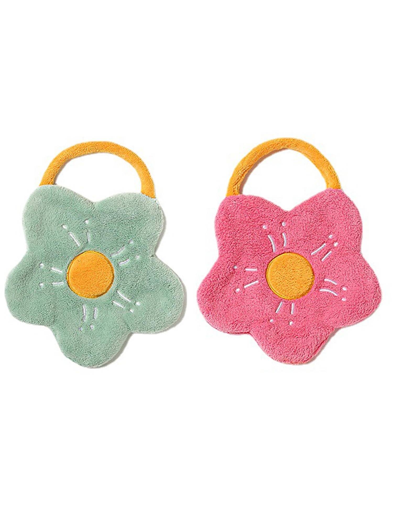 House of Quirk Multi-Color Hanging Towels (Pack of 2)