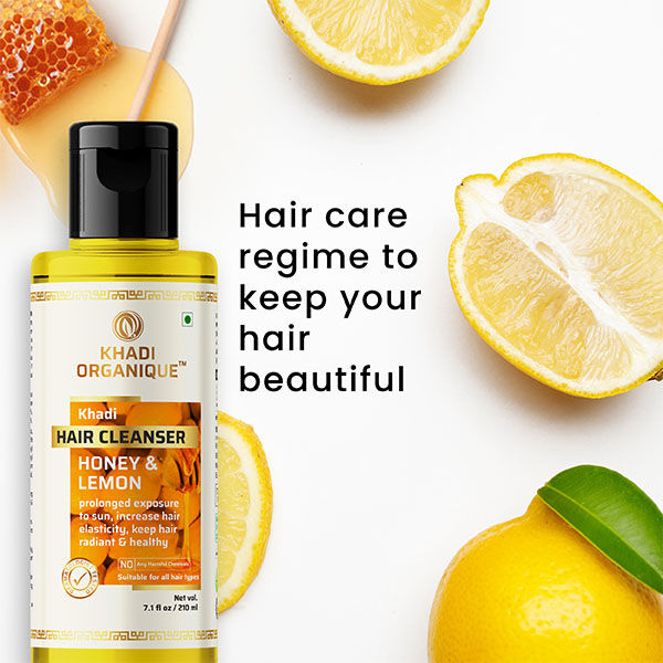 Buy Khadi Organique Honey & Lemon Juice Hair Cleanser Online