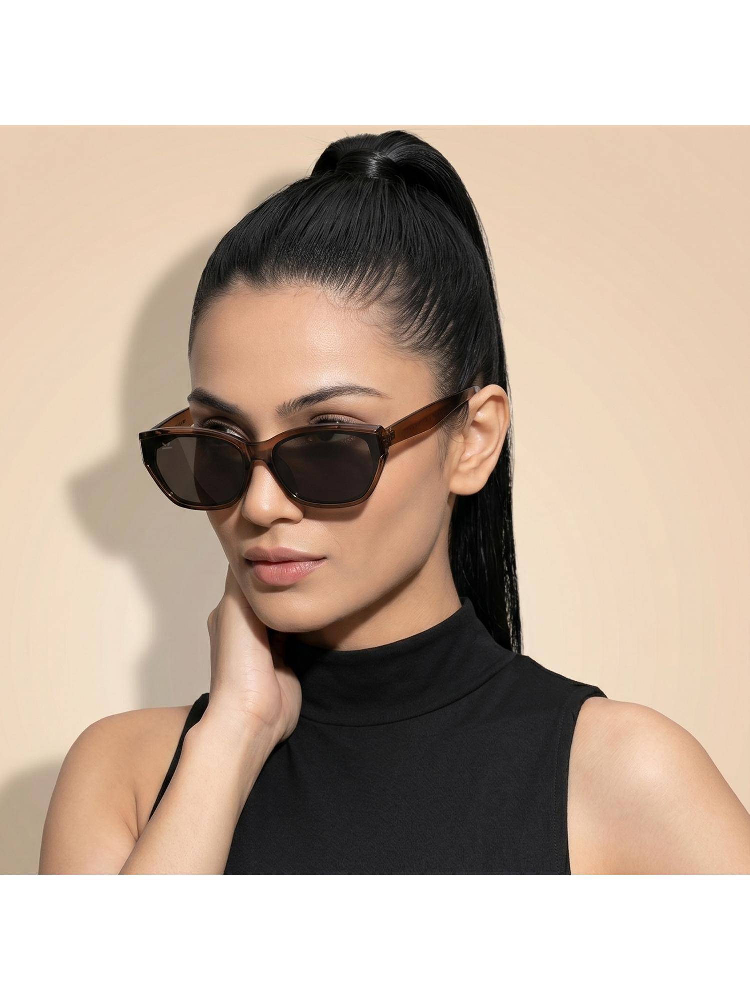 PERKEY Full UV Protected Stylish Shades For Women - PRKY0018-C2 (55)
