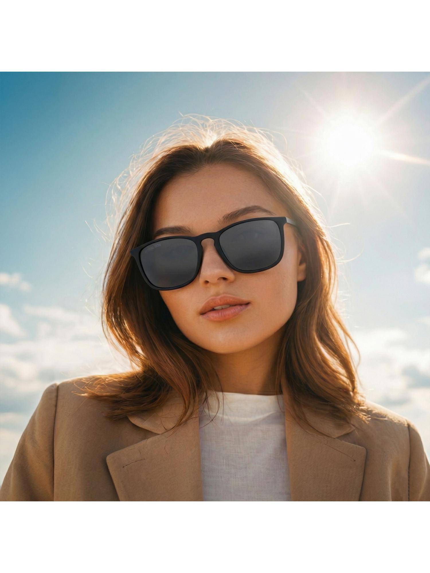 ROYAL SON Dusk Metal Grey Frame Grey Lens Oval Rimless Sunglasses- Dusk_Ash_20275 (53)