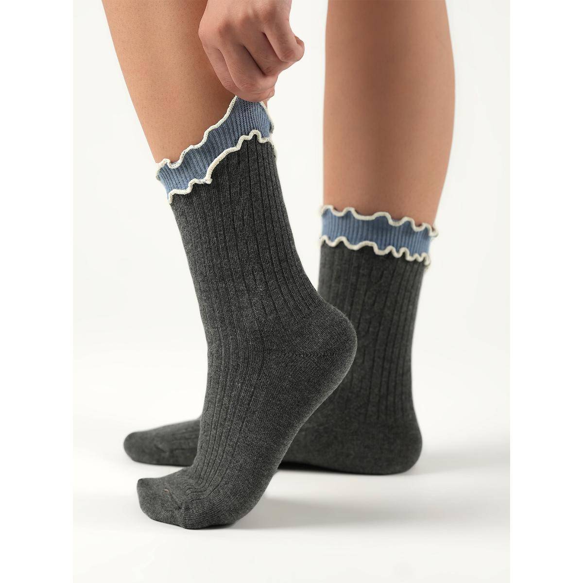 Theater Women Grey Lisa Socks