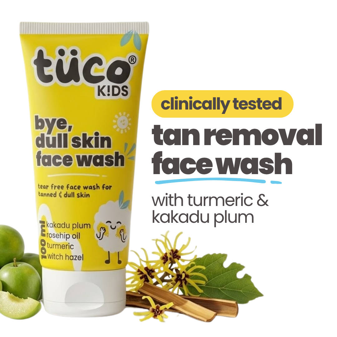 Tuco Kids Face Wash for Dull Skin, with Turmeric & Kakadu Plum