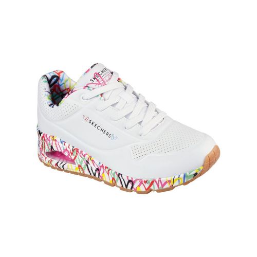 SKECHERS Uno Loving Love White Street Sneakers (UK 5)
