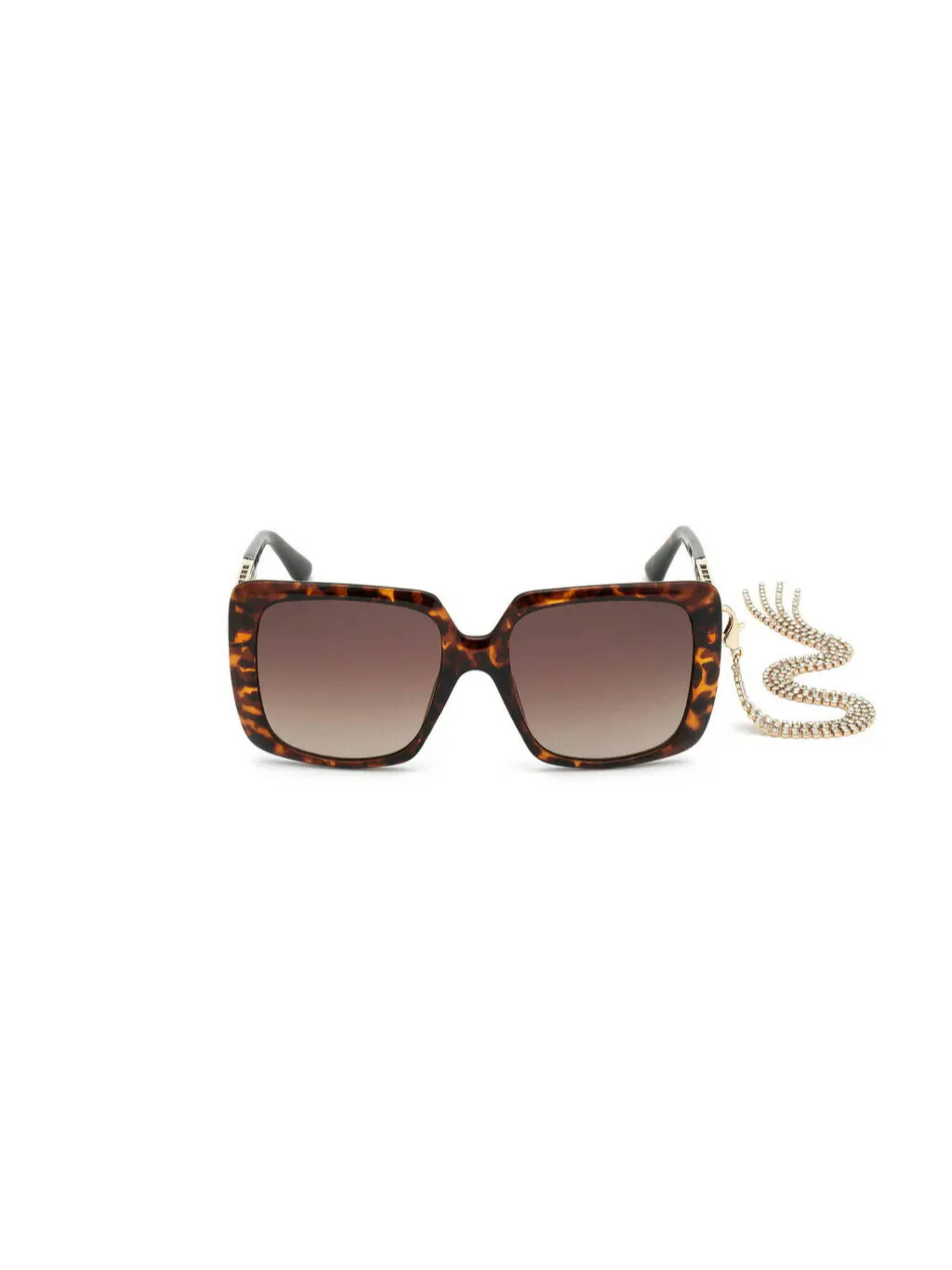 Guess Brown Pc Uv Protection Full Rim Sunglass for Women-GUS76895552FSG (55)