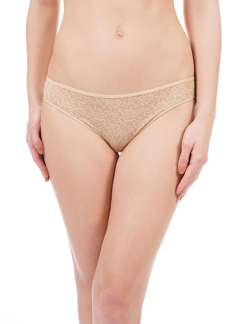 Romance Without Panty - Amante Floral Romance Lace Low-Rise Bikini Panty - Nude (XL): Buy Amante  Floral Romance Lace Low-Rise Bikini Panty - Nude (XL) Online at Best Price  in India | Nykaa