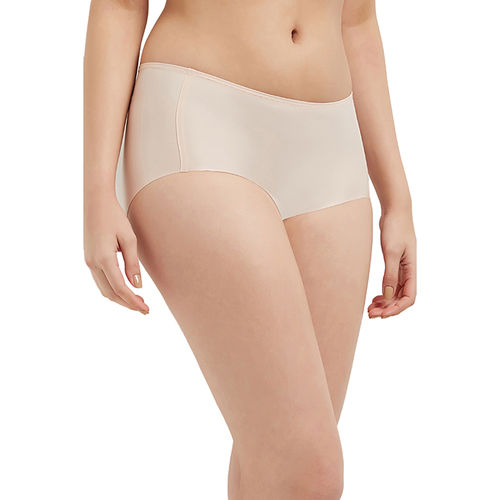 Wacoal Nylon Brief / Hipster Solid/Plain Underwear -WU4929 - Nude (XL)