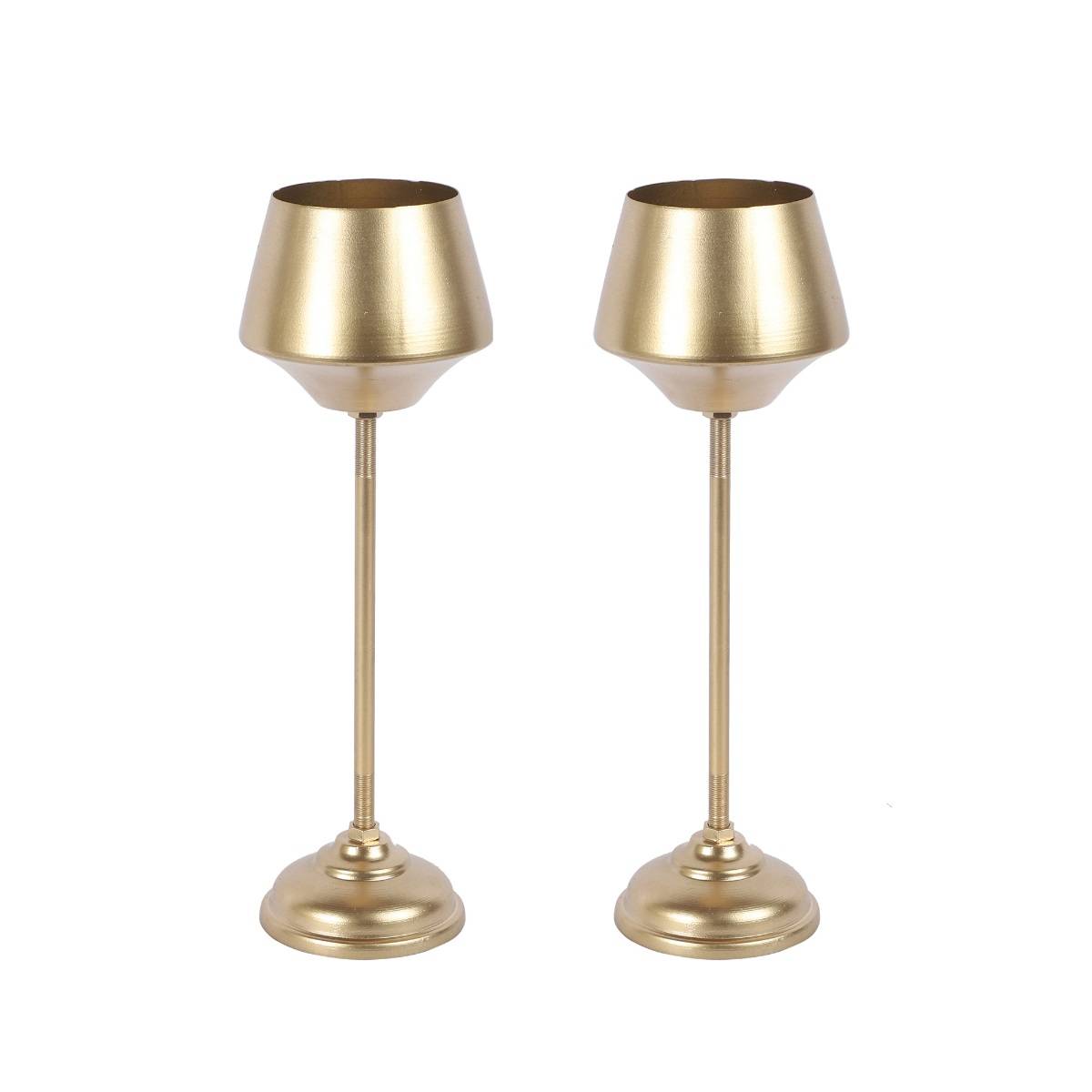 Amaya Decors Wine Shape Table Top Planter with Stand set of 2