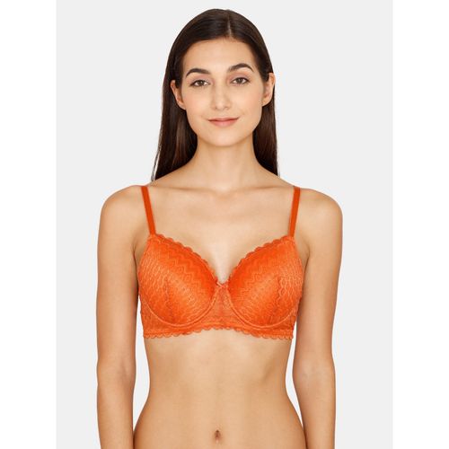 Buy Zivame New Romance Padded Wired 3-4Th Coverage Lace Bra