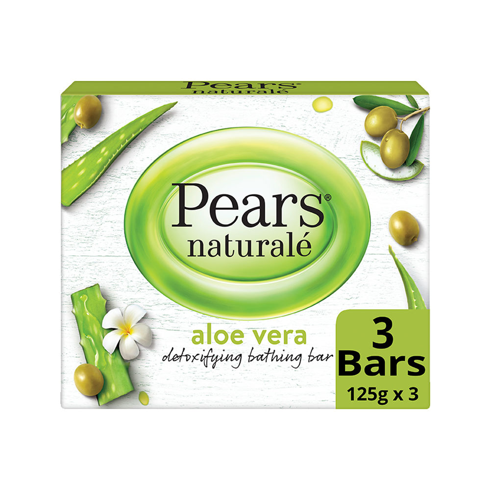Pears Naturale Aloe Vera Detoxifying Soap Bar Save Rs 37 (Pack of 3)