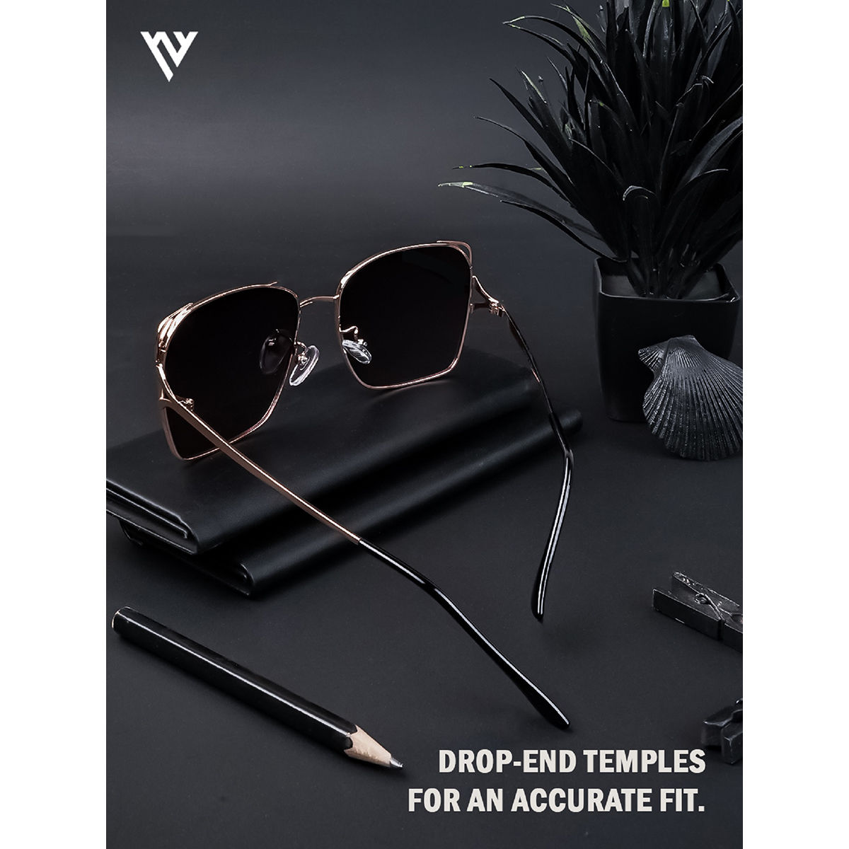 Voyage unisex best sale square sunglasses