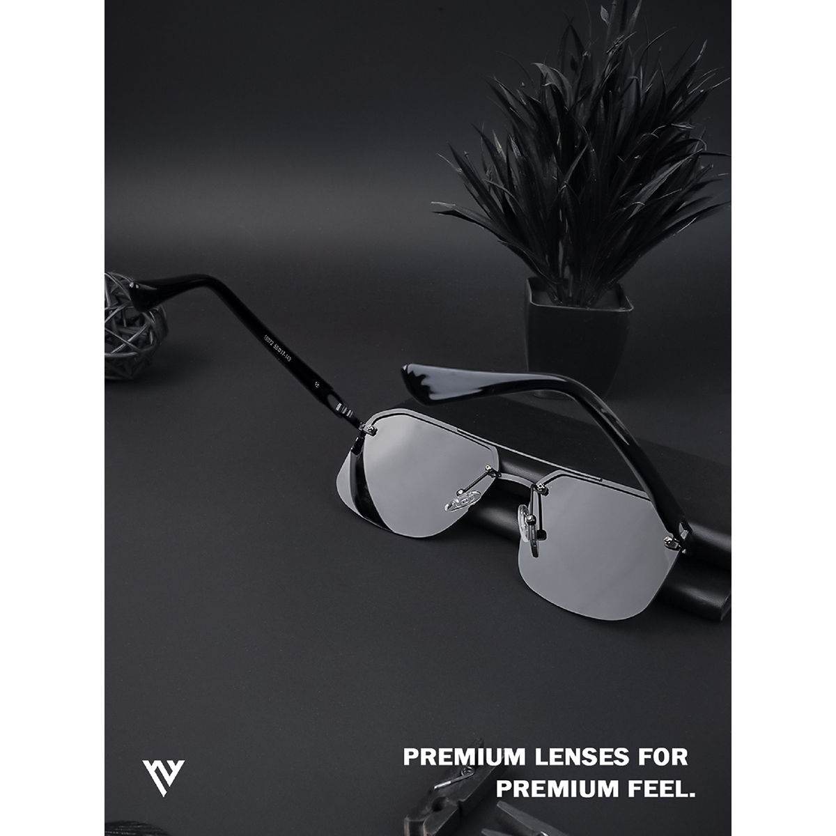 Buy Voyage Black Wayfarer Clip-On Polarized Sunglasses for Men & Women -  2184PMG4663 Online