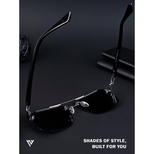 Buy Voyage Polarized UV Protected Silver Wayfarer Sunglasses for