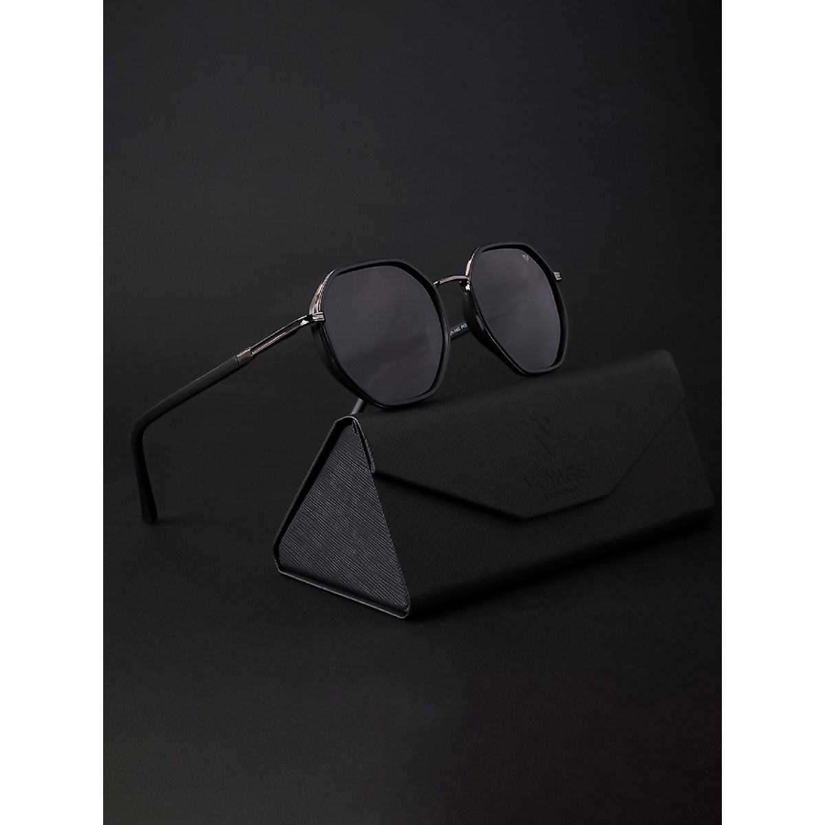 Buy Voyage UV Protected & Polarized Black Geometric