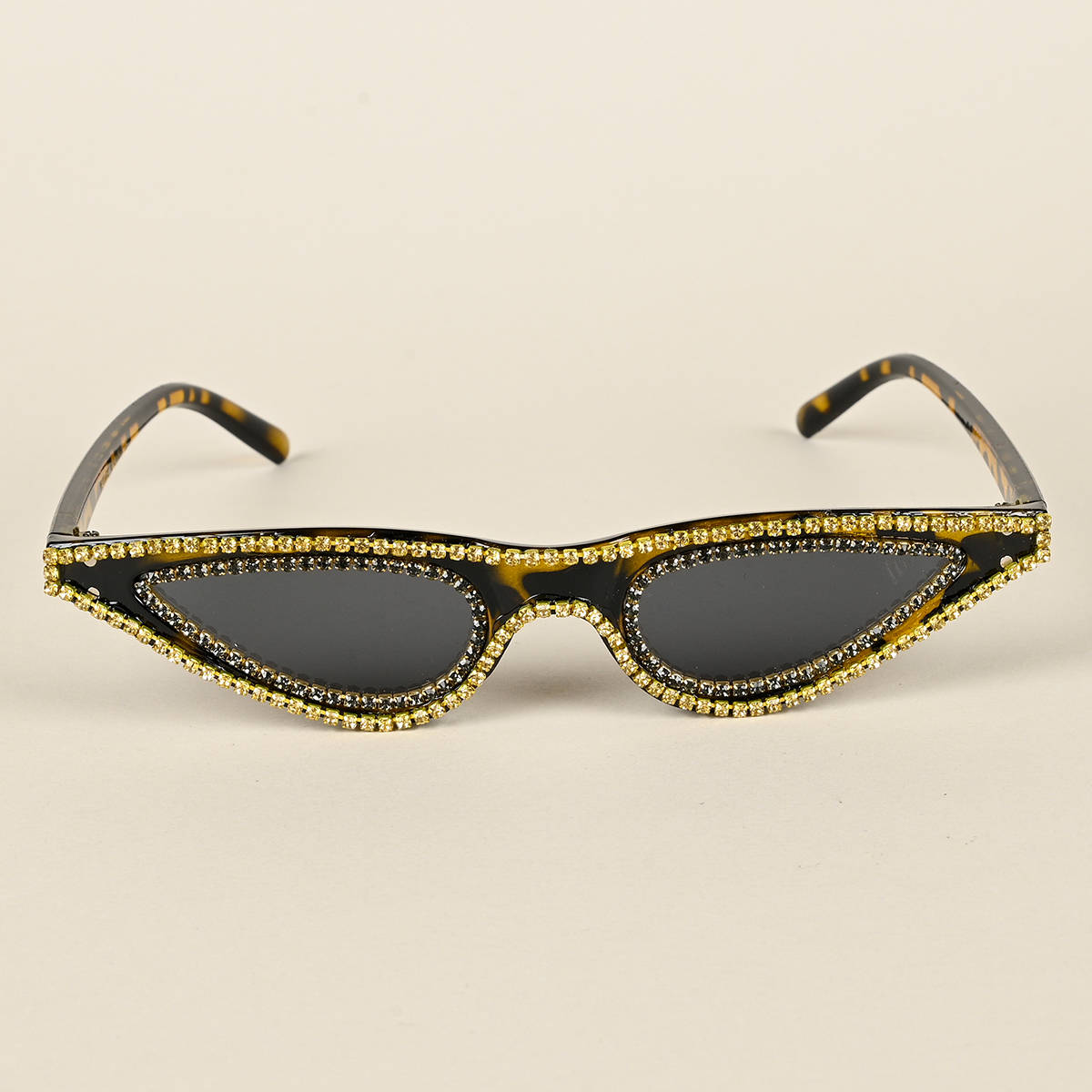 Voyage Black Cateye Sunglasses for Women - 820MG4368