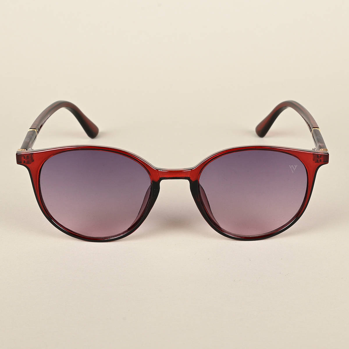 Voyage Purple Round Sunglasses for Women - A3099MG4270