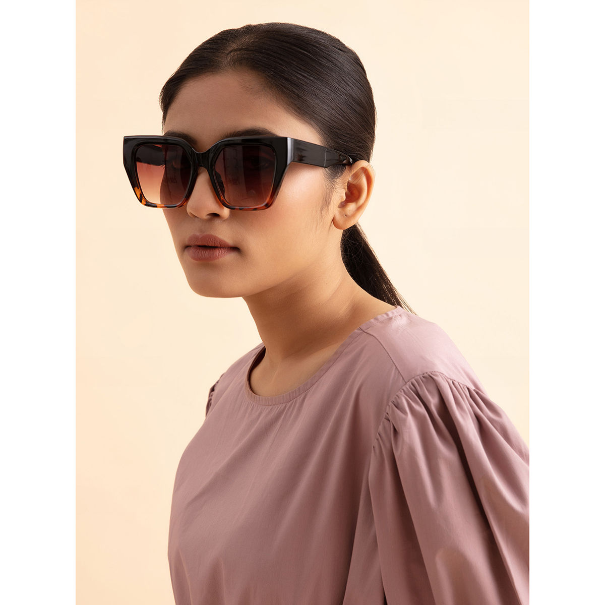 Buy Pipa Bella by Nykaa Fashion Style Statement Pink Round Sunglasses Online