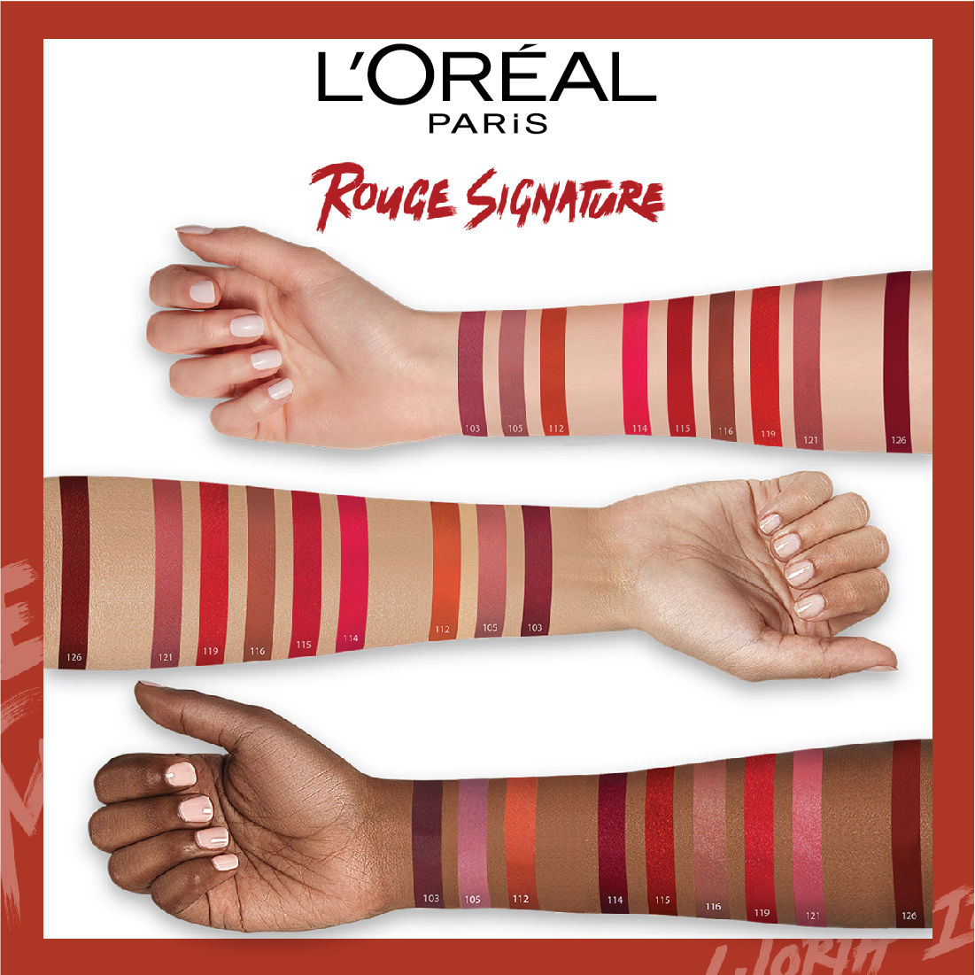 loreal rouge signature 144